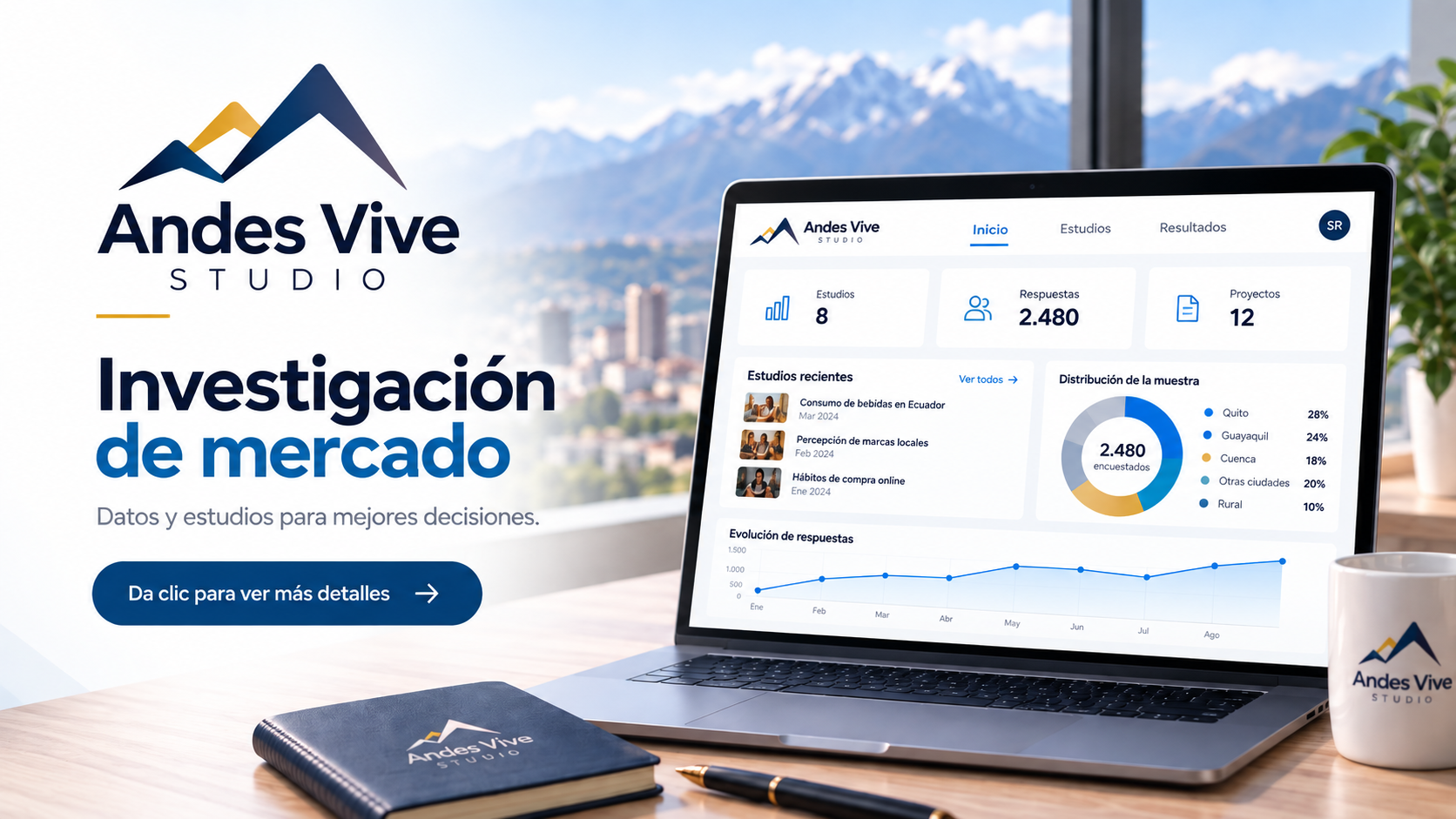 Portada del proyecto Andes Vive Studio