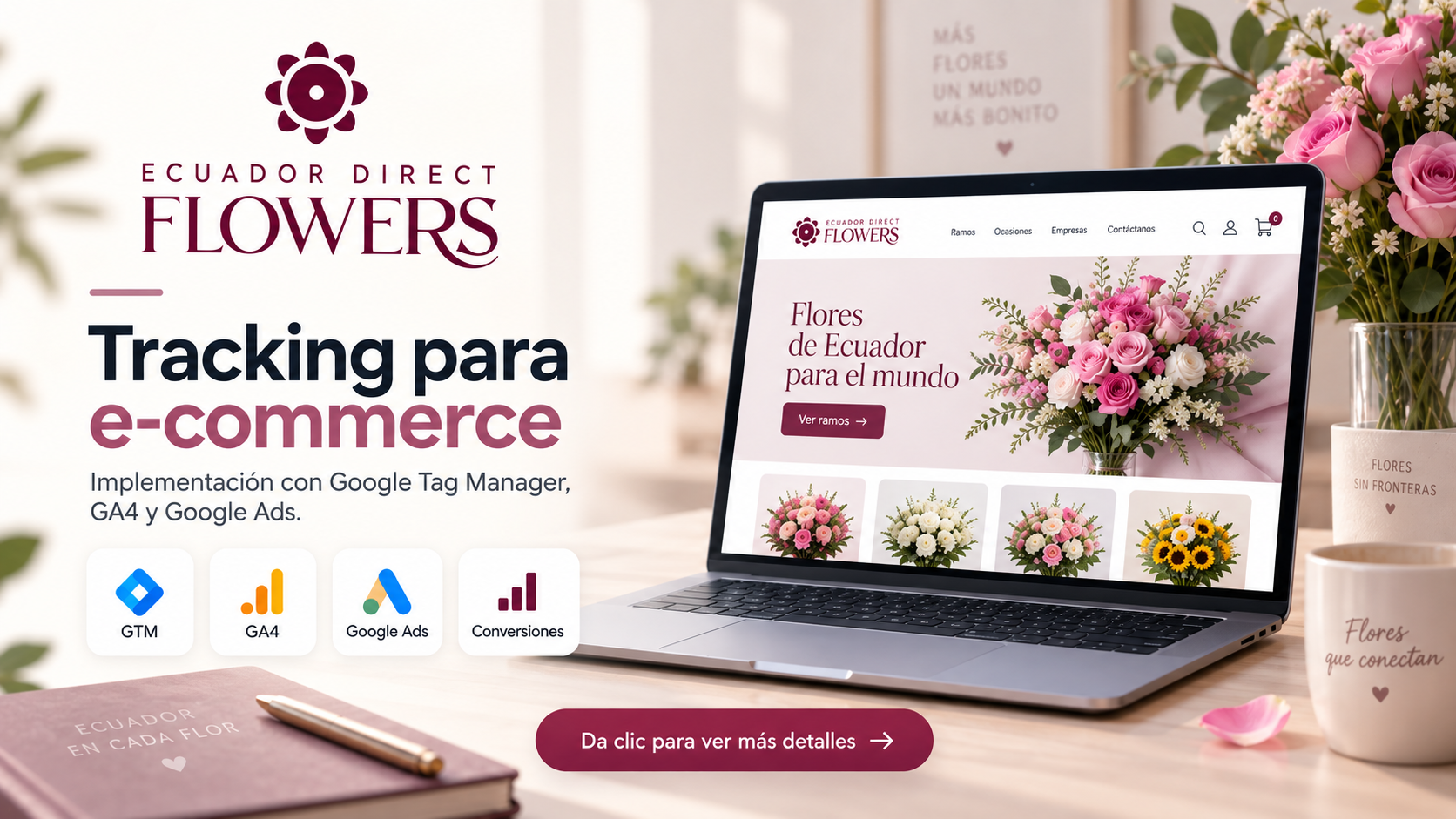 Portada del proyecto Ecuador Direct Flowers